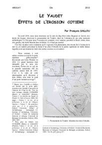 Le Yaudet – effets de l’érosion côtière | SALLOU François