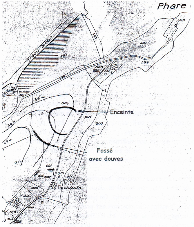 Couverture du document « Le site de Coat-Min ou Coatmen Vieux-Château en Lézardrieux » — archives ARSSAT