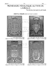 Couverture du document « Promenade héraldique au pays de Lamballe » — archives ARSSAT