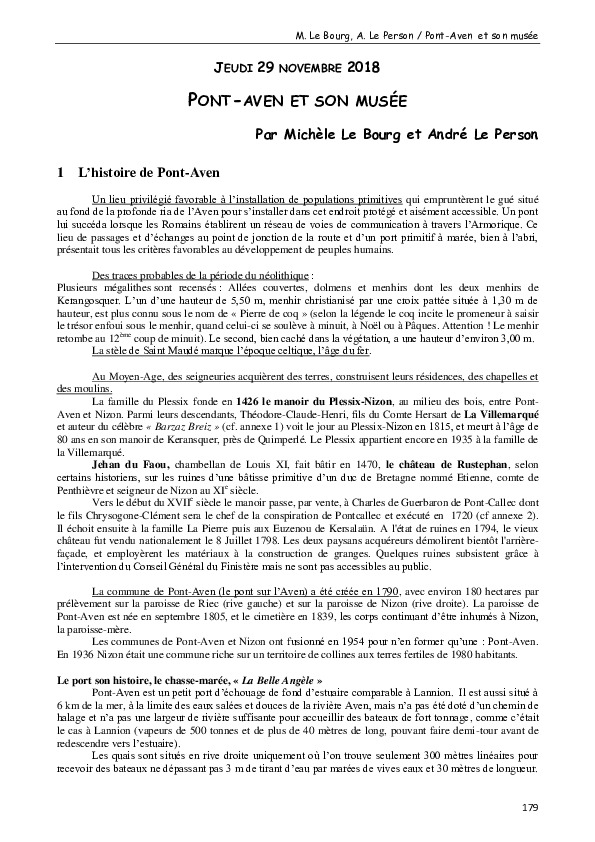 Couverture du document « Pont-Aven et son musée » — archives ARSSAT