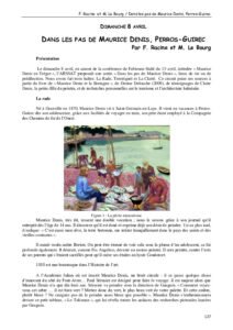 Couverture du document « Dans les pas de Maurice DENIS à Perros-Guirec » — archives ARSSAT