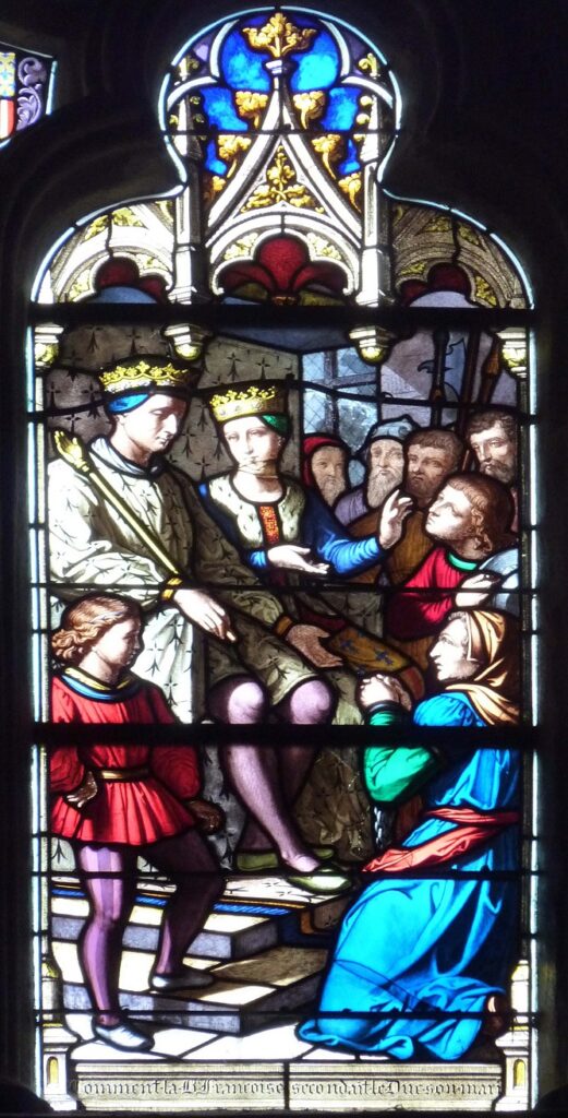 Vitrail de la basilique Notre-Dame de Bon-Secours de Guingamp