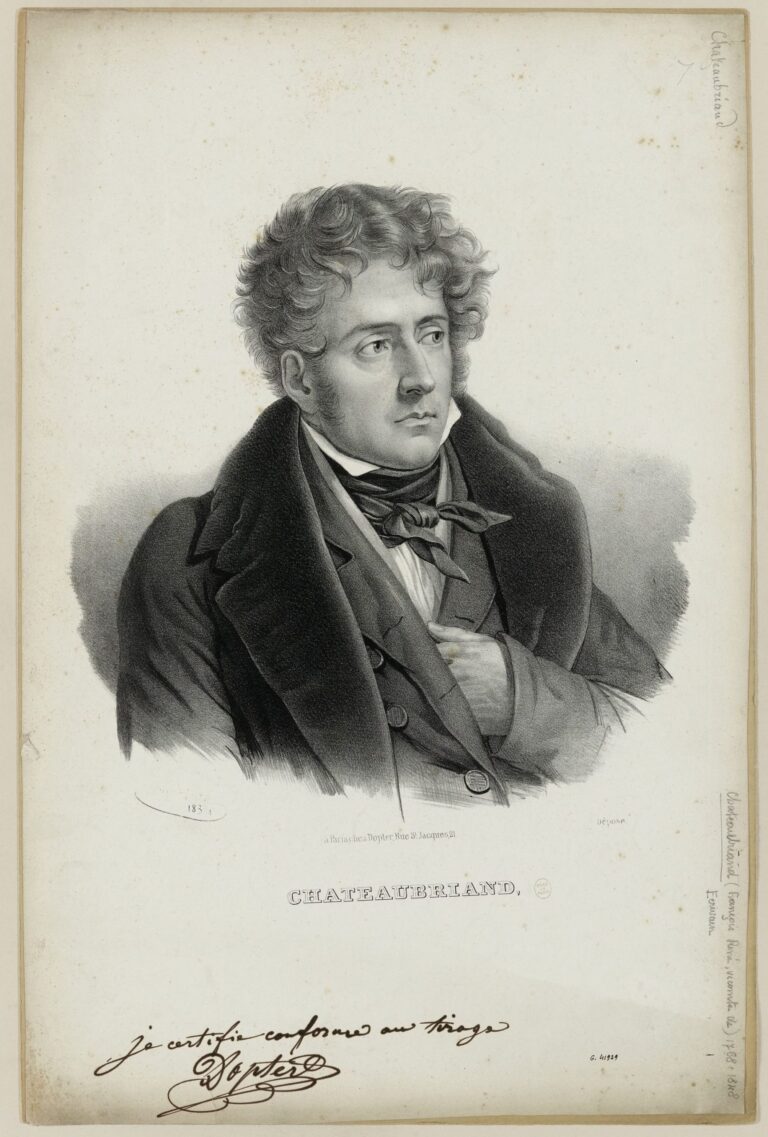 Portrait de François-René de Chateaubriand