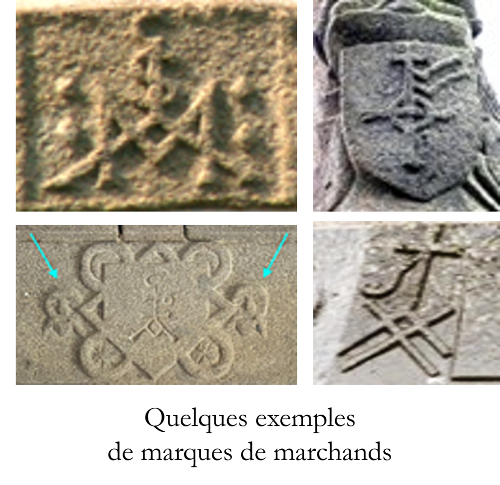 Signes de métier gravés — héraldique roturière