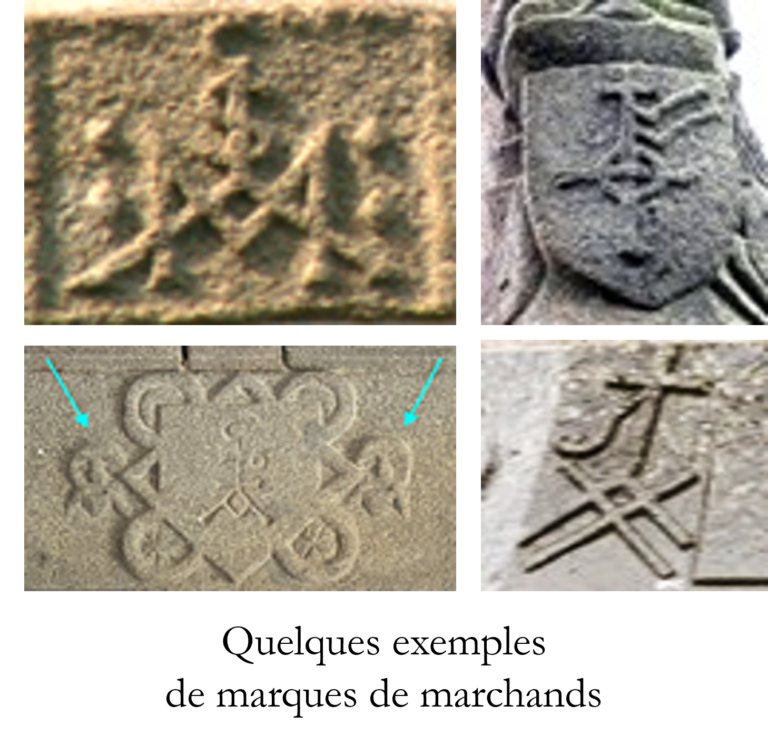 Signes de métier gravés — héraldique roturière