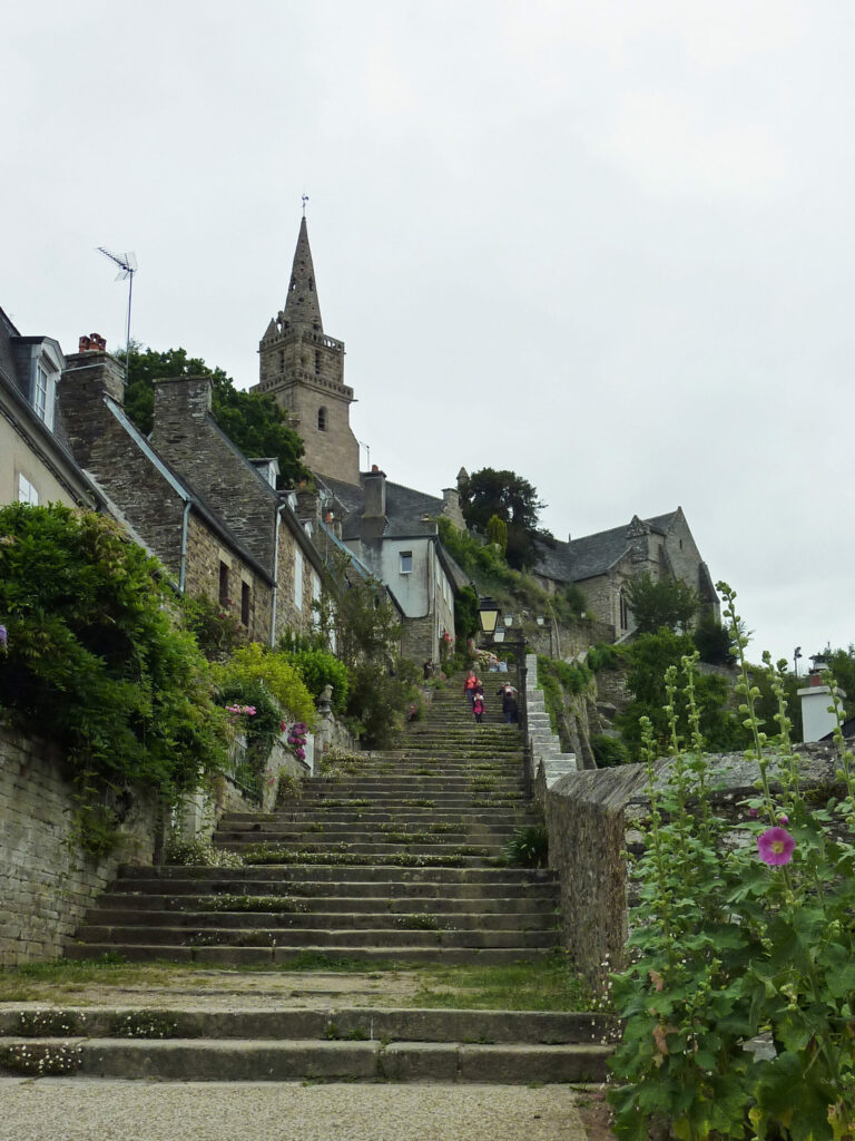Lannion - Visite du Stanco, les escaliers de Brélévenez